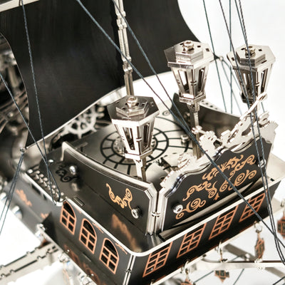 Pirate Ship 3D Metal Model