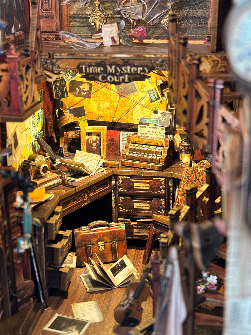 Chiming Shadows Book Nook
