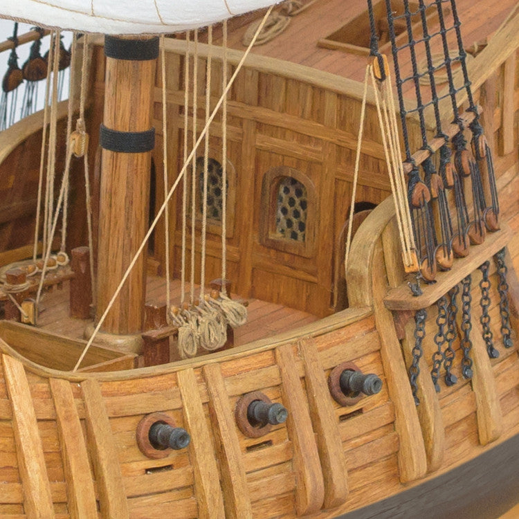 Ragusian Cog 3D Wooden Ship