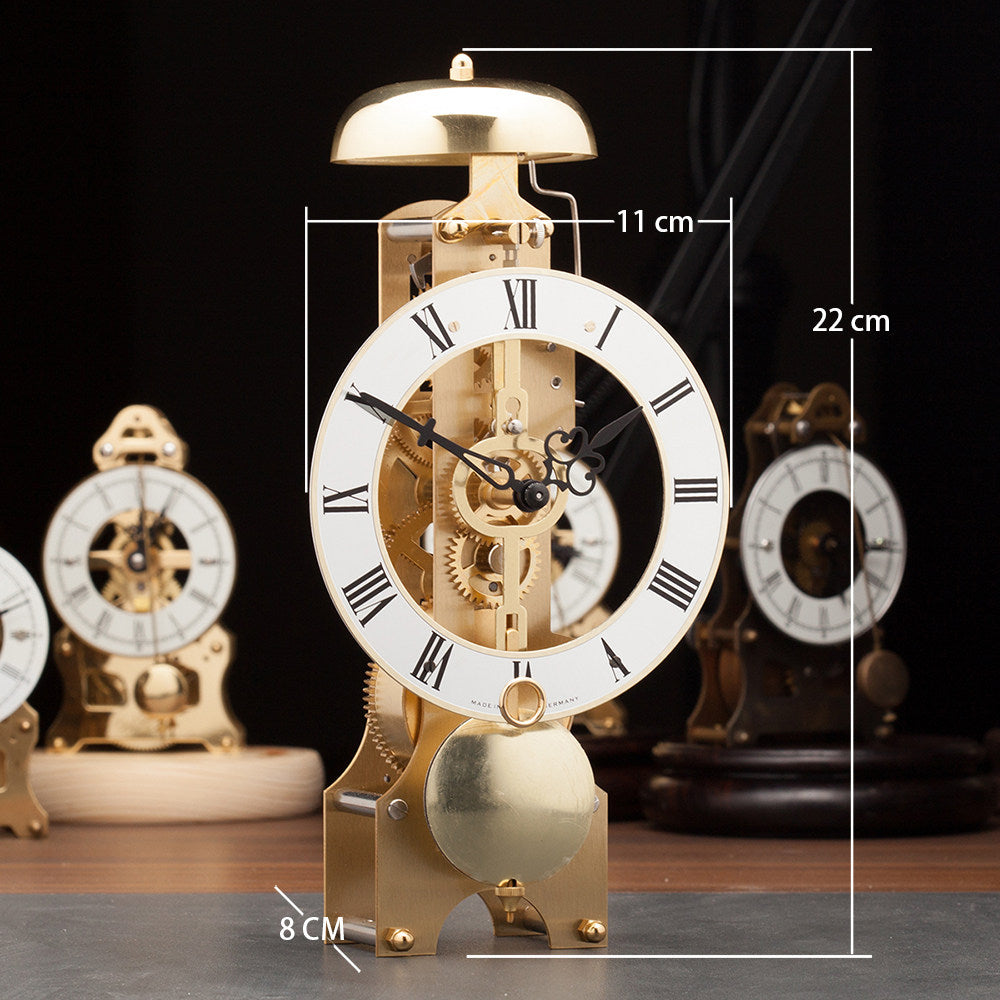 Polaris Mechanical Chiming Metal Clock