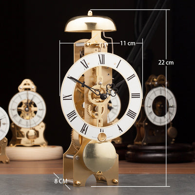 Polaris Mechanical Chiming Metal Clock