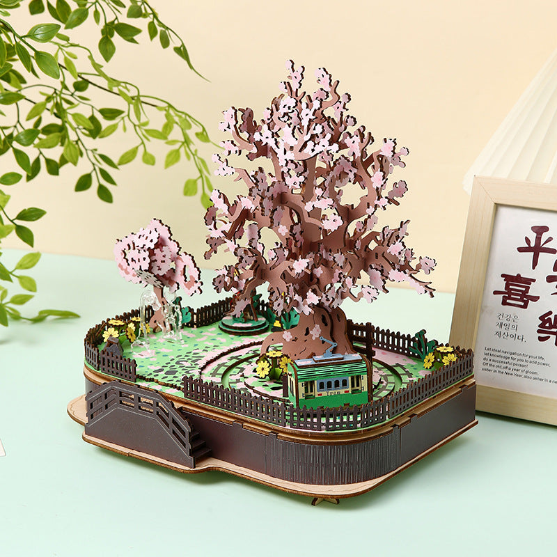 Sakura Tree 3D Wooden Puzzle
