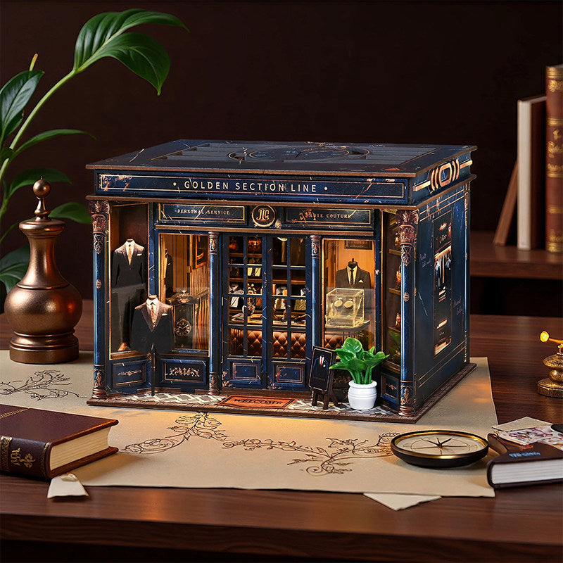 Golden Section Line DIY Miniature House