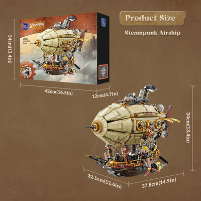 Steampunk Airship 3D Plastic Kit