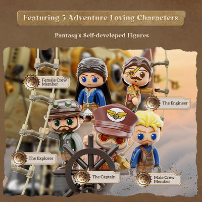 Steampunk Airship 3D Plastic Kit