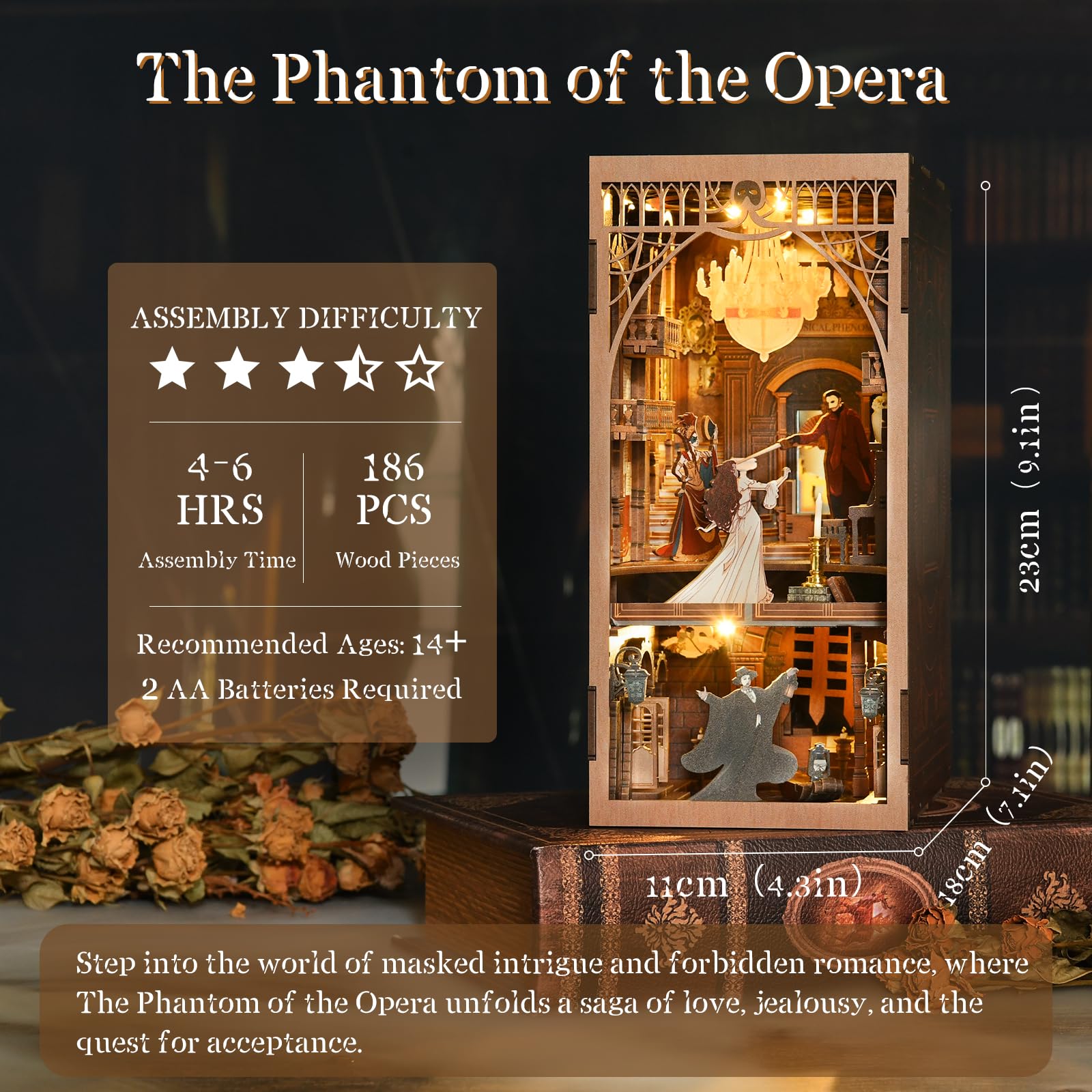 Phantom of The Opera DIY Book Nook