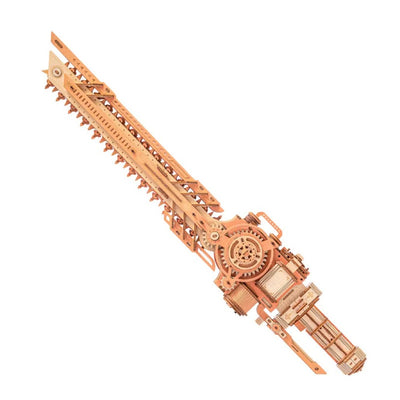 Steam Chainsaw Wooden Model Kit