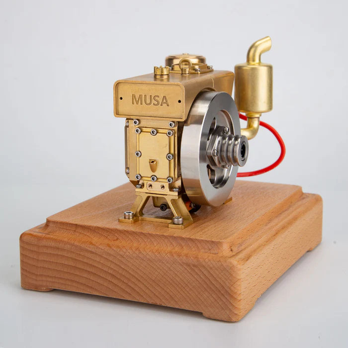 MUSA 1/8 2.2cc Mini Evaporative Water-cooled Single-cylinder Four-stroke Gasoline Internal Combustion Engine Model