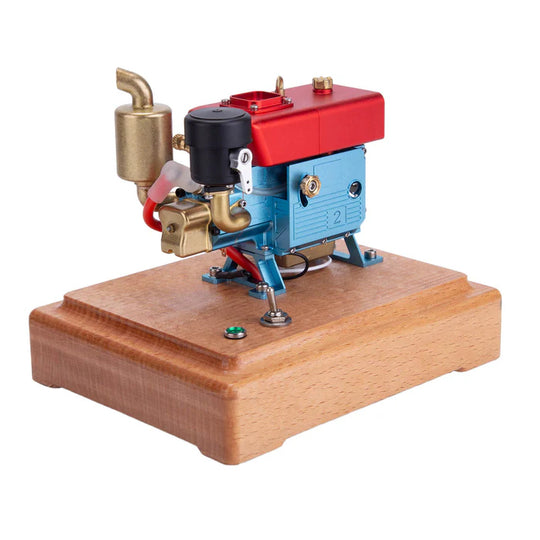 RETROL MUSA 1/8 2.2cc Mini Evaporative Water-cooled Single-cylinder Four-stroke Gasoline Engine Internal Combustion Engine Model - Speed Up to 12000rpm