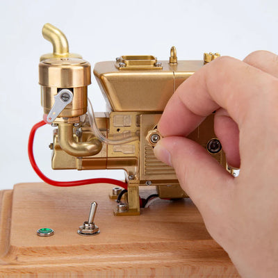 MUSA 1/8 2.2cc Mini Evaporative Water-cooled Single-cylinder Four-stroke Gasoline Internal Combustion Engine Model