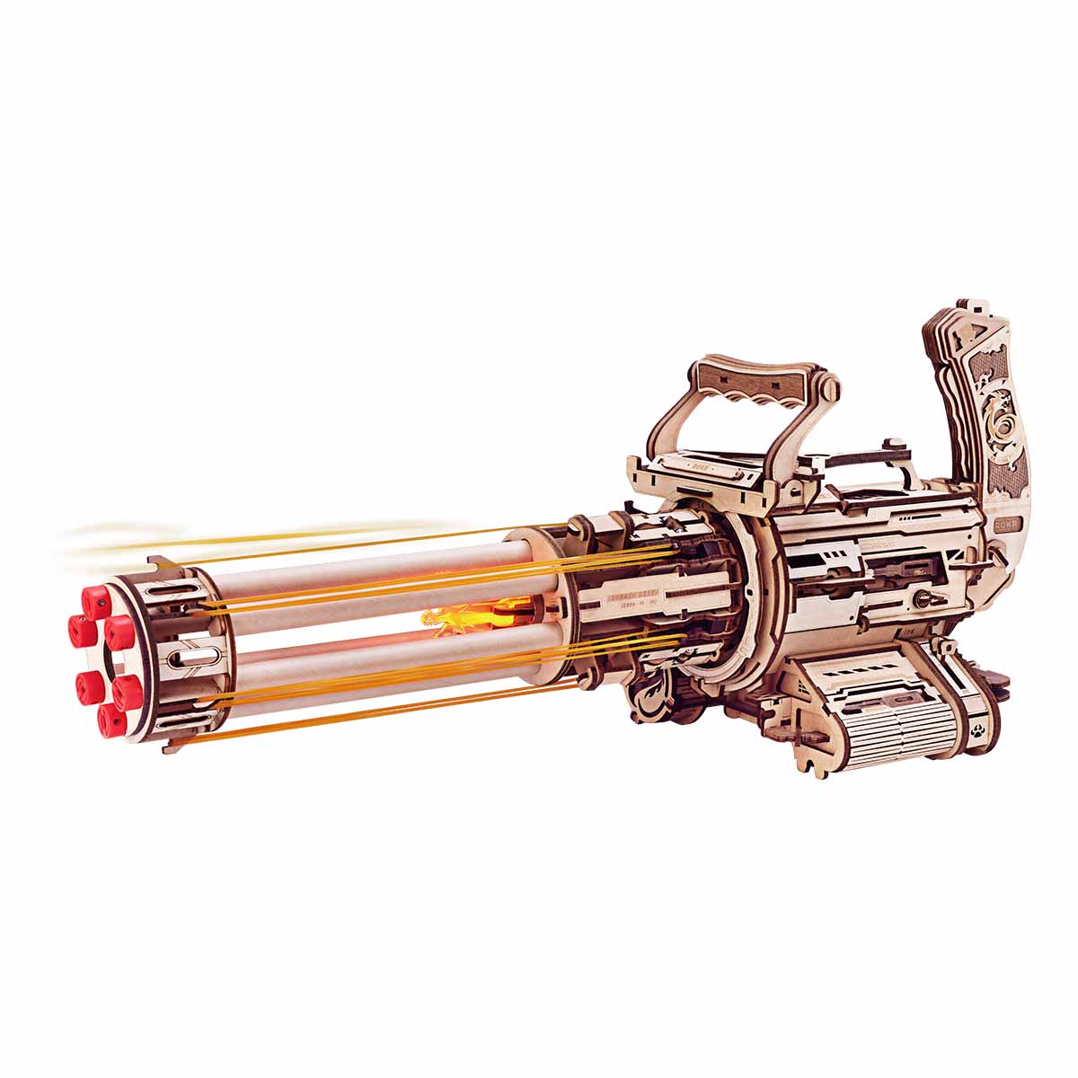 Rotating-Barrel Machine 3D Wooden Puzzle