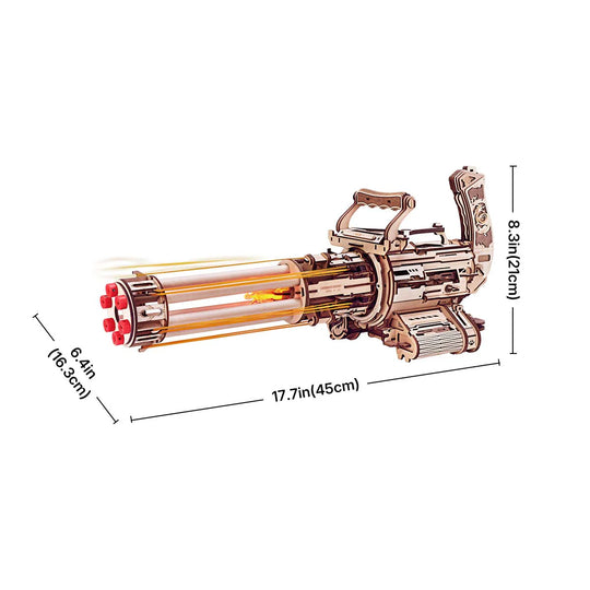 Rotating-Barrel Machine 3D Wooden Puzzle