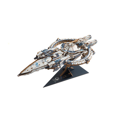 Three-Body Spaceship 3D Wooden Puzzle