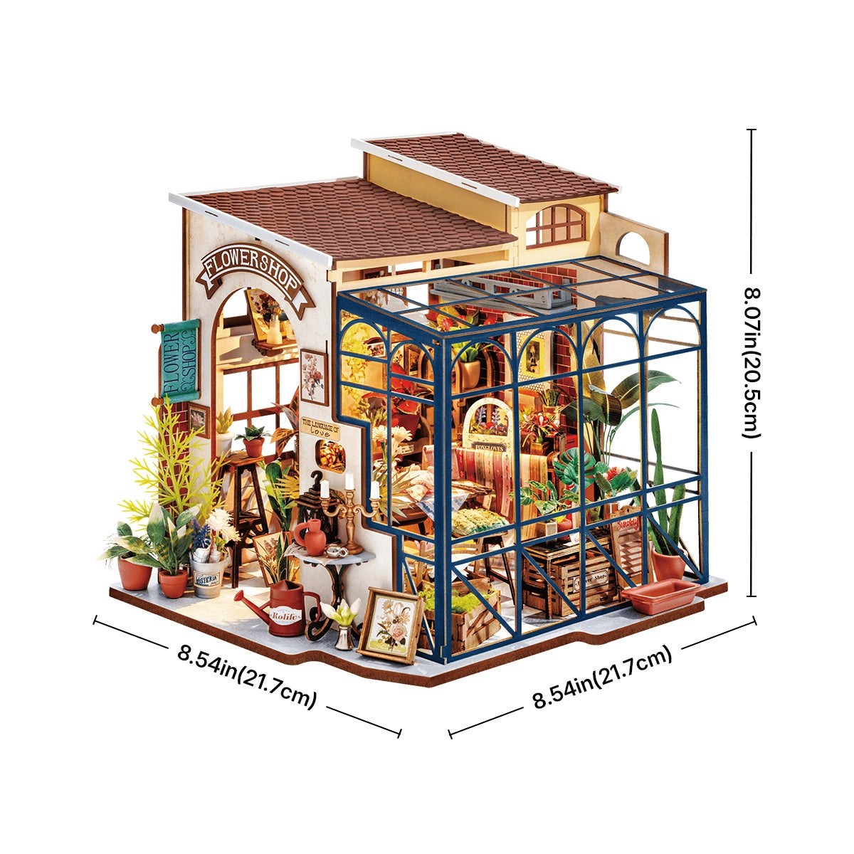 Emily's Flower Shop DIY Miniature Dollhouse