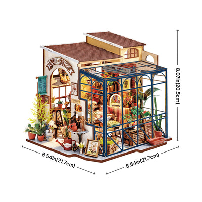 Emily's Flower Shop DIY Miniature Dollhouse