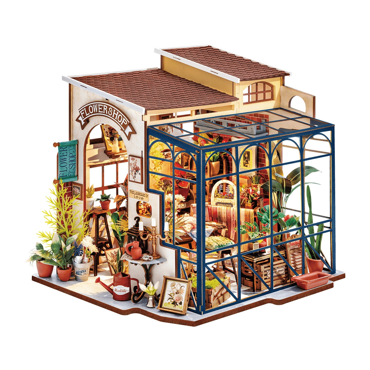 Emily's Flower Shop DIY Miniature Dollhouse