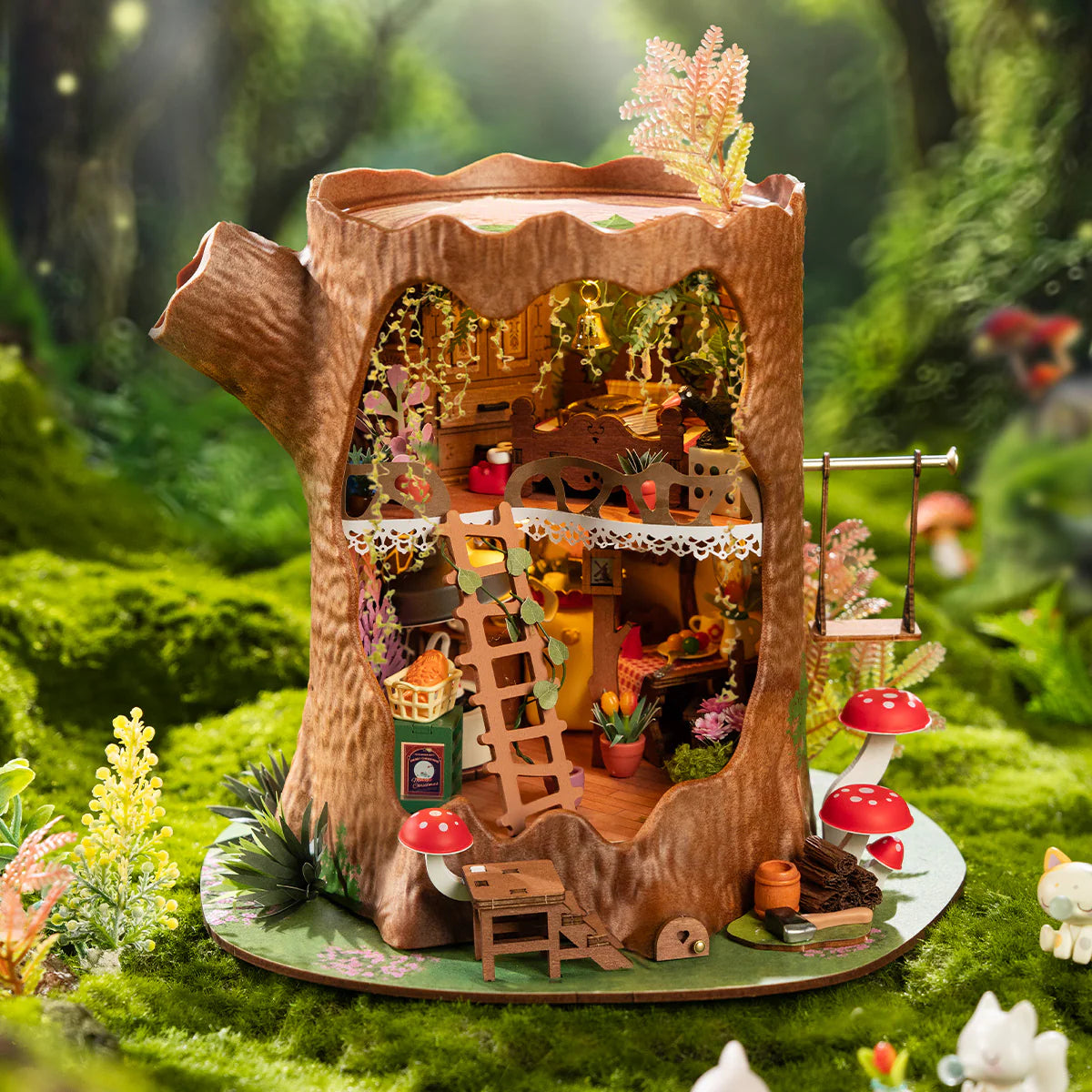 Fairytale Tree House DIY Miniature House