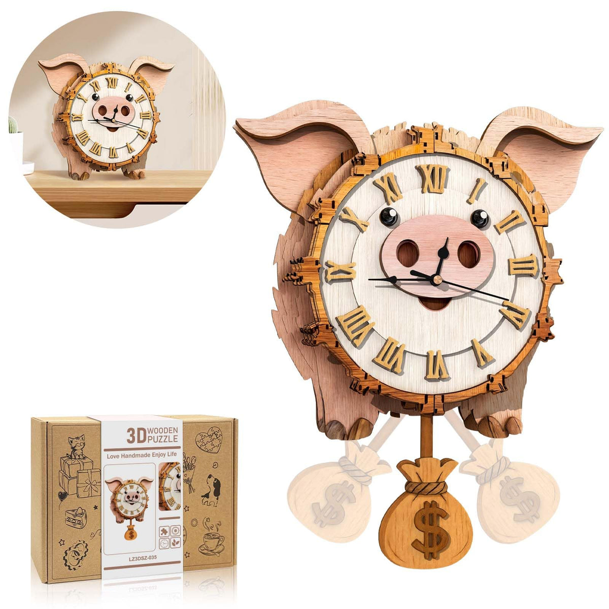 Halloween Clock 3D Puzzles