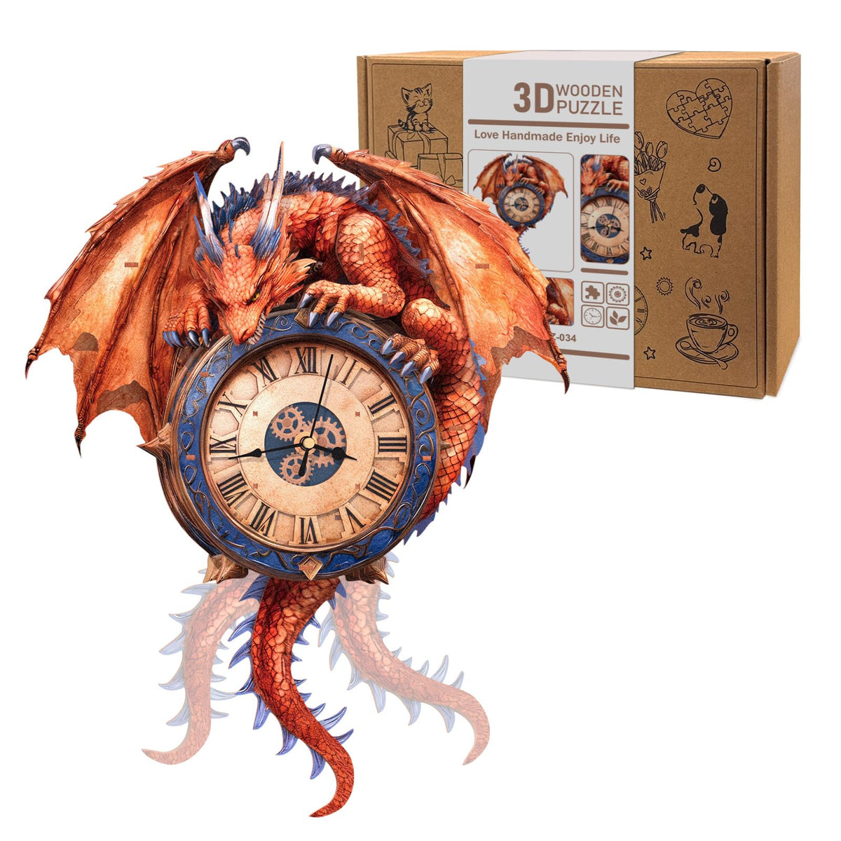 Halloween Clock 3D Puzzles