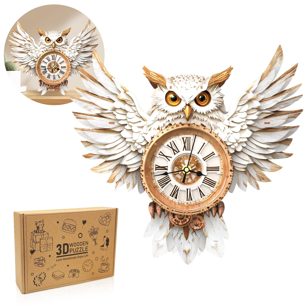 Halloween Clock 3D Puzzles