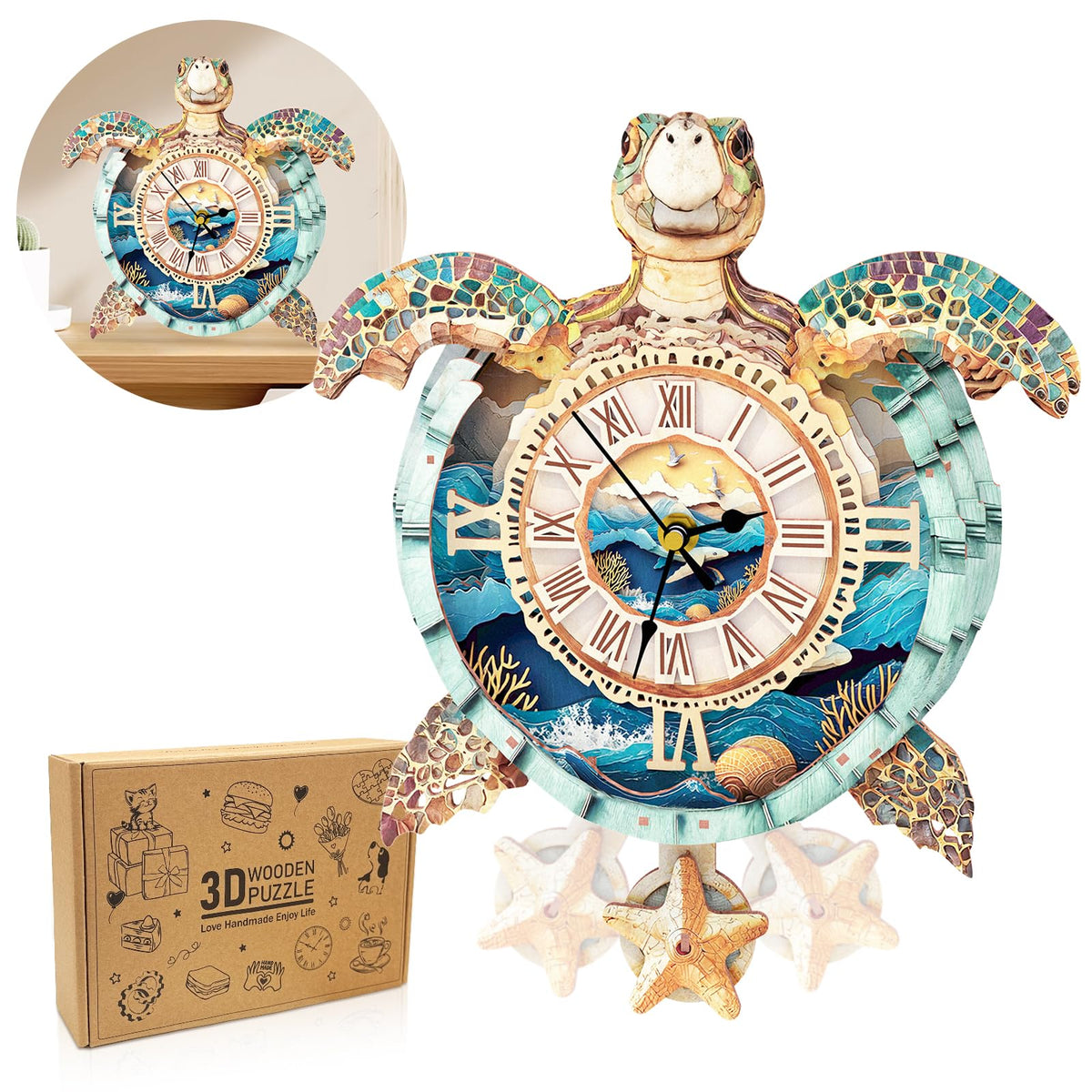 Halloween Clock 3D Puzzles