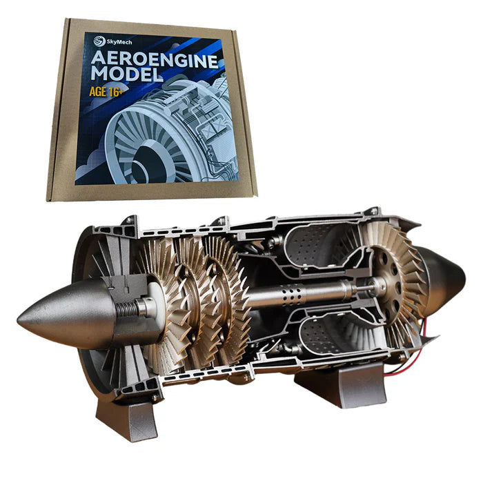 SKYMECH 1/3 Turbojet Engine Model Kit-WP-85 Turbojet DIY Aircraft Engi ...