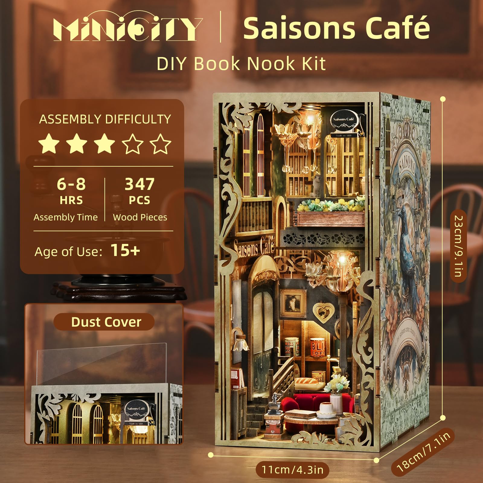 Saisons Café Book Nook Kit