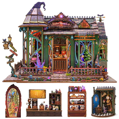 Shadow Bloom Coffee 3D Wooden Puzzle