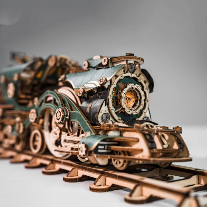 Steampunk Train 3D Wooden Puzzle