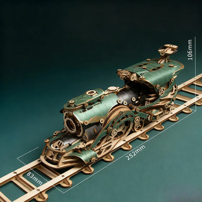 Steampunk Train 3D Wooden Puzzle