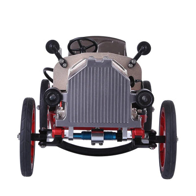 Classic Car Engine Assembly Kit Mini Electric Single-cylinder Engine Metal Mechanical Model High Level Educational Collection