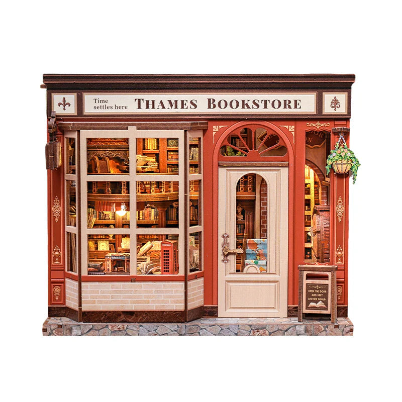 Thames Bookstore DIY Miniature House