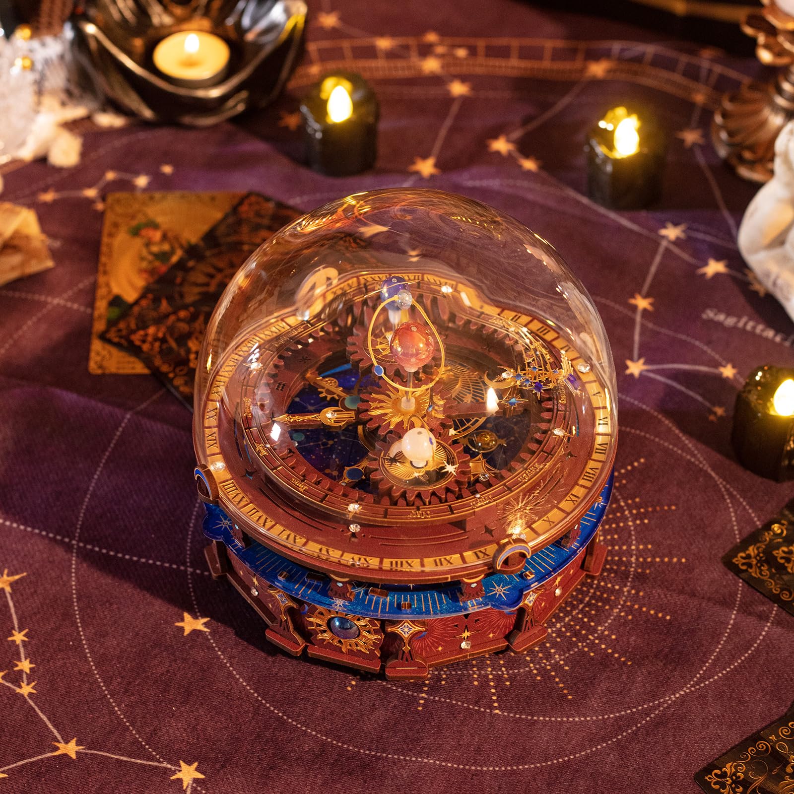 Planisphere Rotating World Globes Metal Puzzle