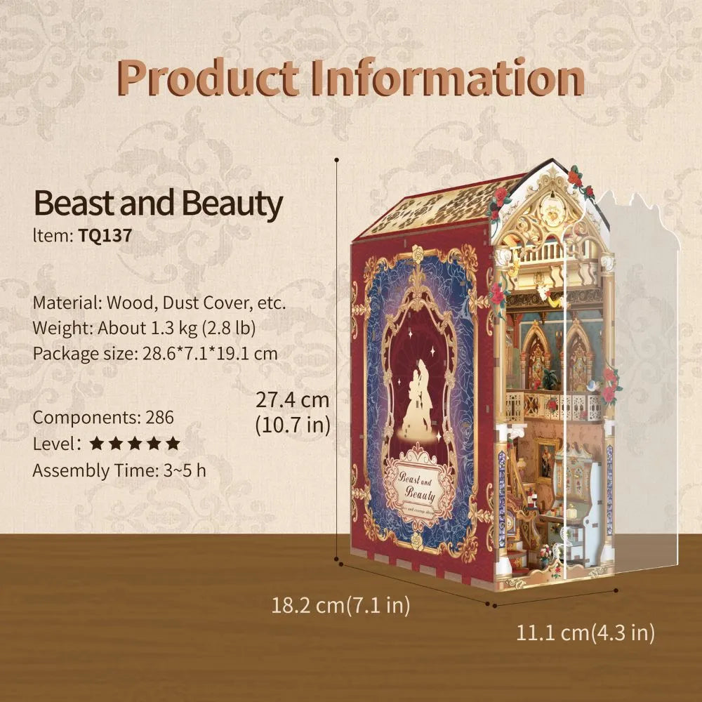 Beast And Beauty DIY Book Nook