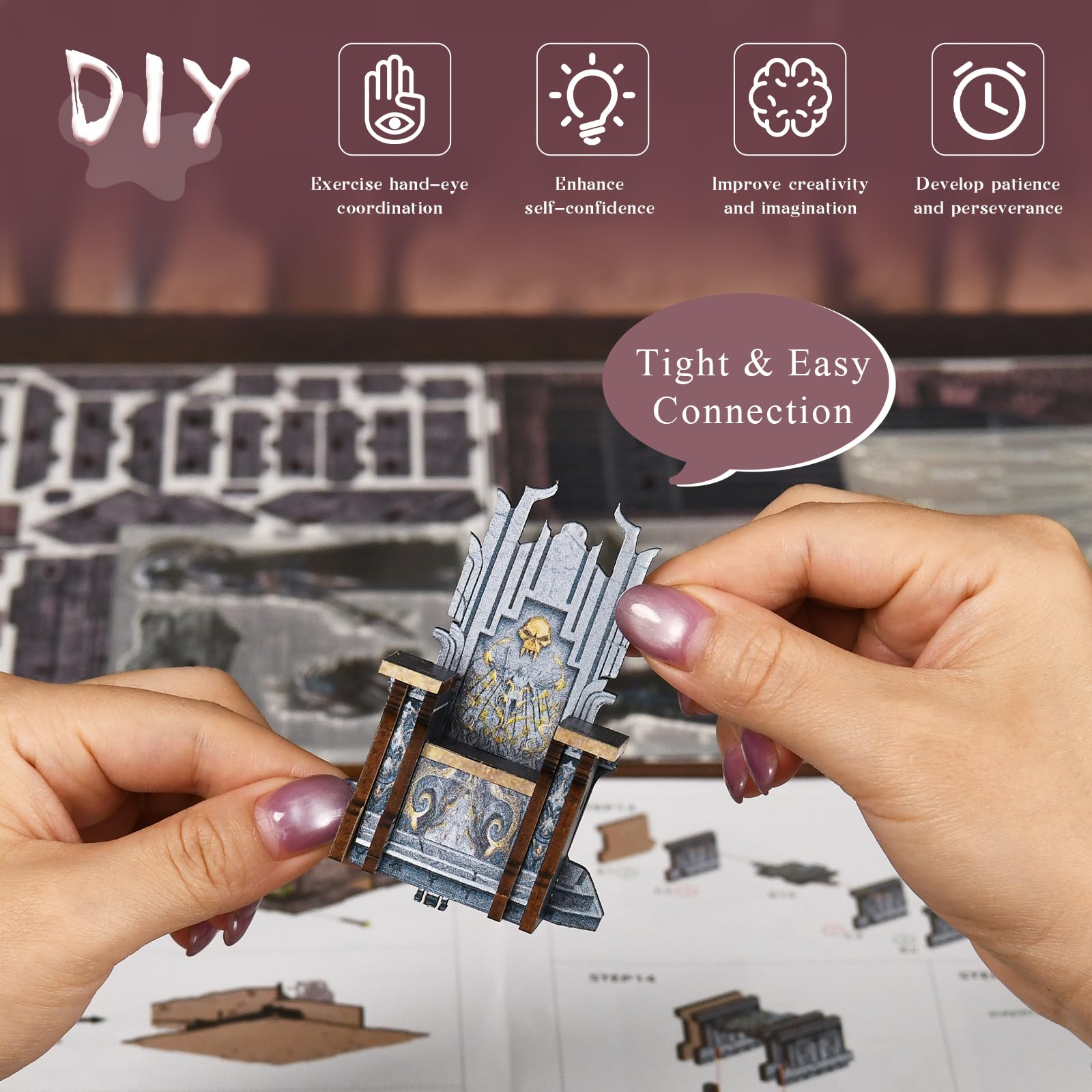 Throne of Bones Book Nook