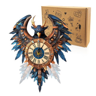 Dragon Clock 3D Wooden Puzzle