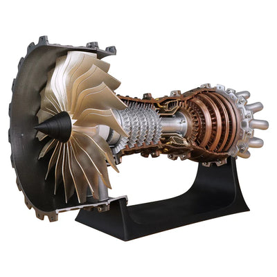 SKYMECH Trent 900 Aircraft Engine Model Kit-1: 20 Scale Turbofan Engine Mechanical Science STEM Toy