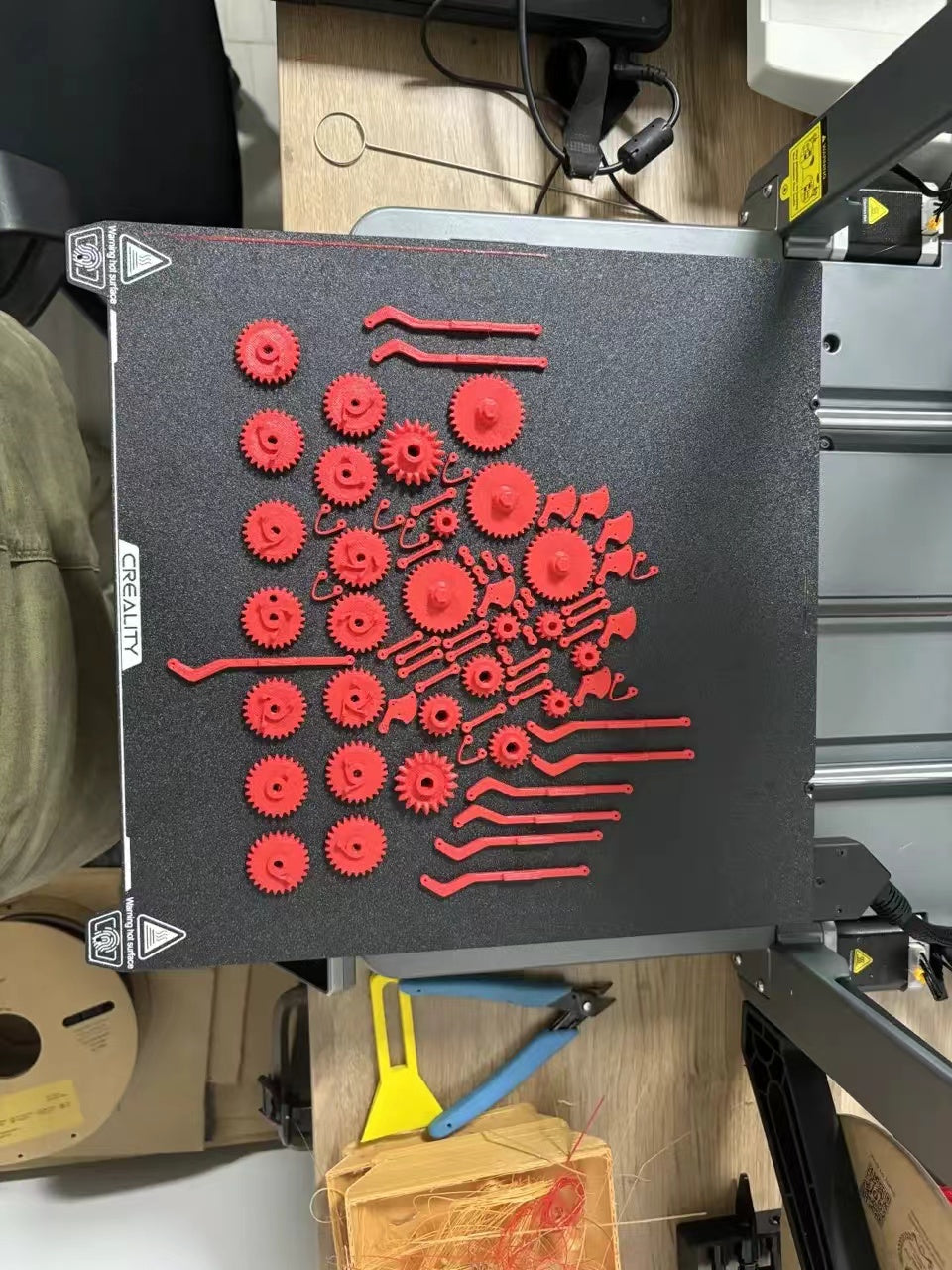 Seven-segment Digital Counter 3D Printed Model