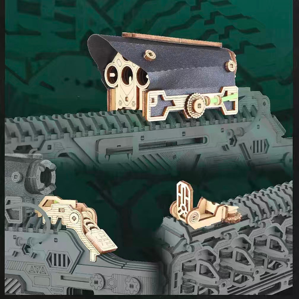 Pulse Blaster 3D Wooden Puzzle