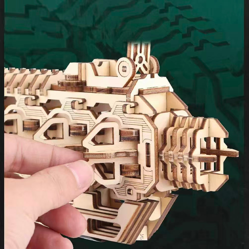 Pulse Blaster 3D Wooden Puzzle