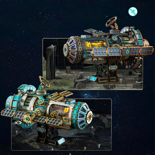 Space Station 3D Wooden Puzzle