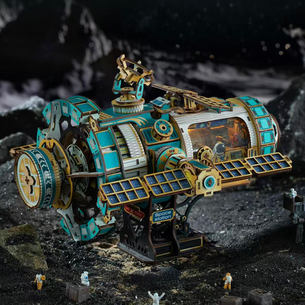 Space Station 3D Wooden Puzzle