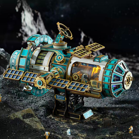 Space Station 3D Wooden Puzzle