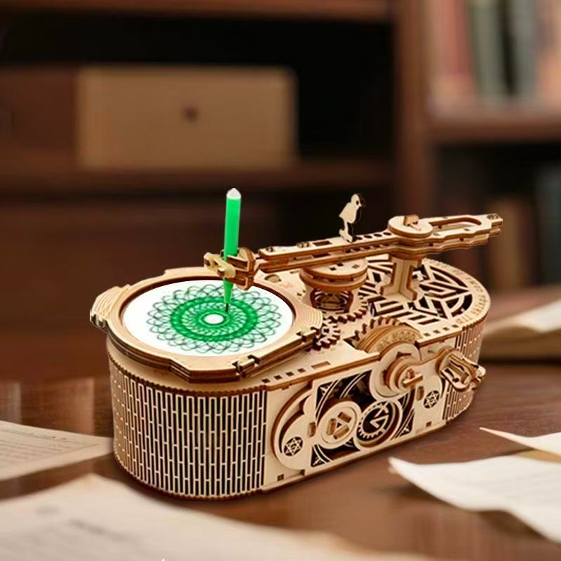 Drawing Device 3D Wooden Puzzle