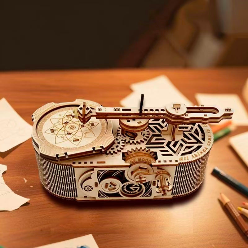 Drawing Device 3D Wooden Puzzle