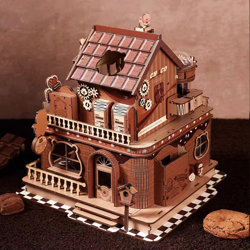Chocolate Workshop 3D Wooden Puzzle – surplusfun