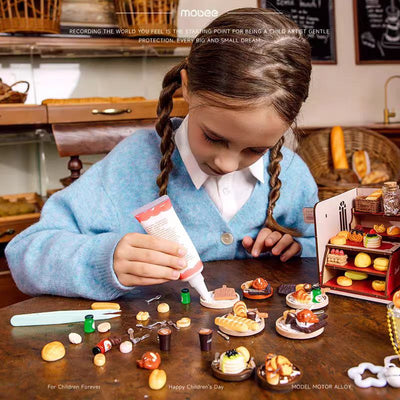 Mini Bakery House DIY Model Kit