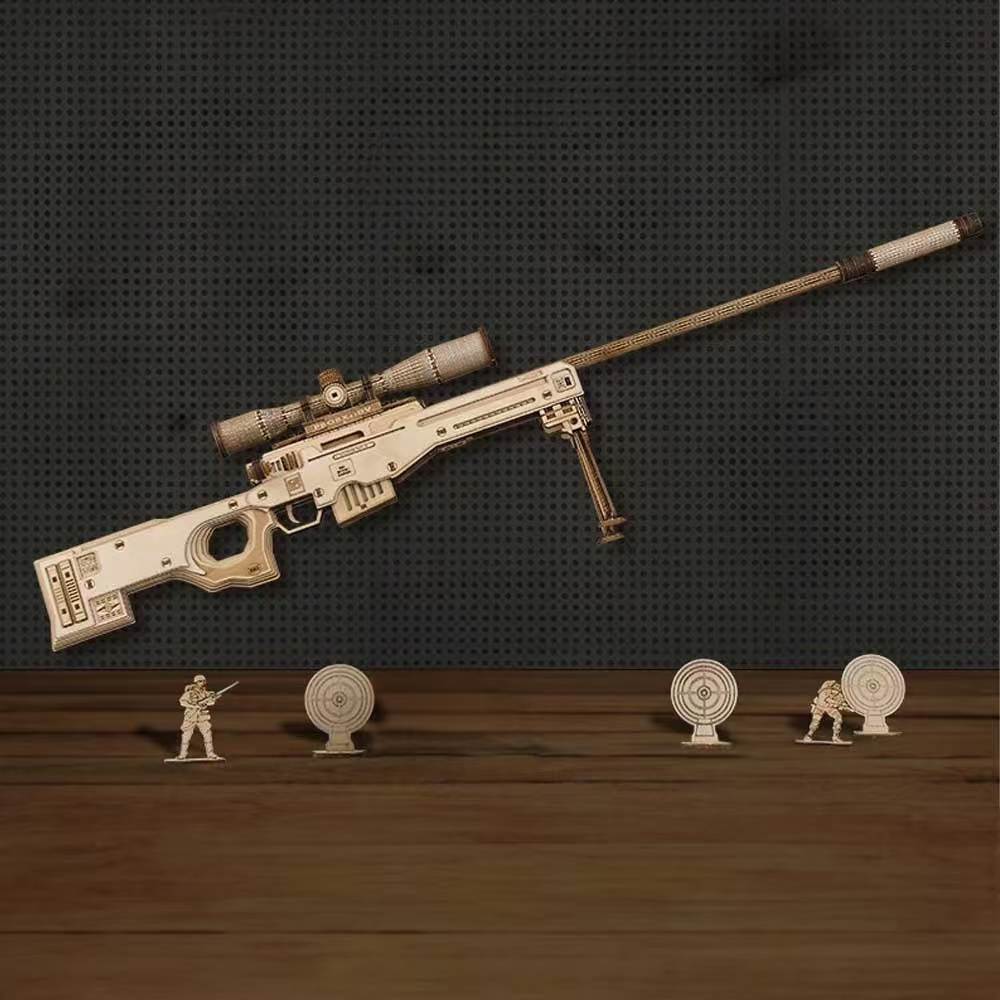 AWM Sniper Rifle 3D Wooden Puzzle