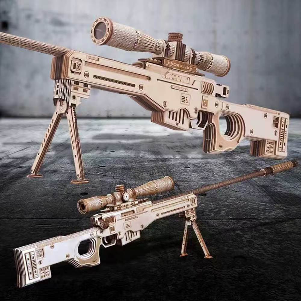 AWM Sniper Rifle 3D Wooden Puzzle