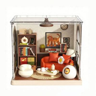 Cat Living Room Miniature House